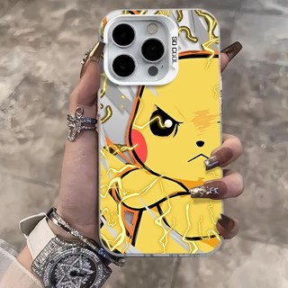 Ốp Lưng iPhone Hình Pikachu Giận Dữ Cá Tính - Tương Thích 16/15/14/13/12/11 Pro Max, XS Max, X