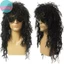 Sundance Tóc Giả Mullet Dài Xoăn Style Rocker cho Nam - Perfect cho Halloween Cosplay