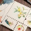 ICUCKO 25 Chiếc Giấy Màu Nước, Tem / Vé Hình Dạng Nổi Trống Thiết Kế Giấy Nghệ Thuật, Dày Mịn Đường Vẽ Tay Phong Cách Thẻ Đánh Dấu Trang Thêu Sò