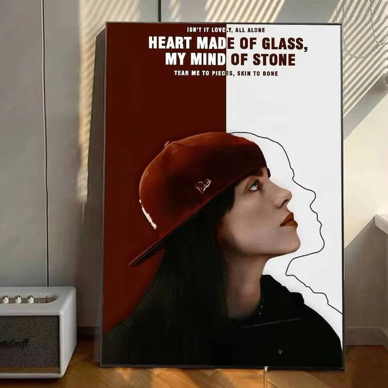 Hit Me Hard Billie Eilish Poster Gallery Canvas In Trang Trí Nhà Phòng Khách