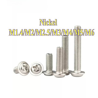 Ốc Vít  pake đầu tròn Mạ niken/Bulong  Đầu Tròn M1.4 / M2 / M2.5 / M3 / M4 / M5 / M6 [LXY-CB-1]