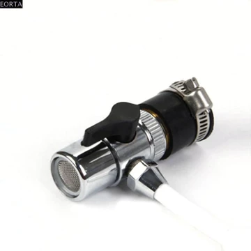 SHARE Một Cắt Van Chuyển Đổi Máy Lọc Nước Phụ Kiện Lọc Nước Hợp Kim 3 / 8 “Adapter
