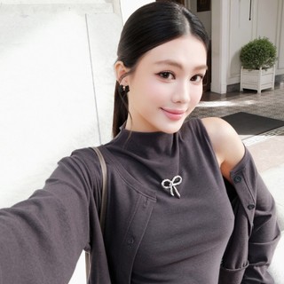 Set 3 món Khiết Style áo váy xòe thun xám phong cách daily trẻ trung năng động KS380