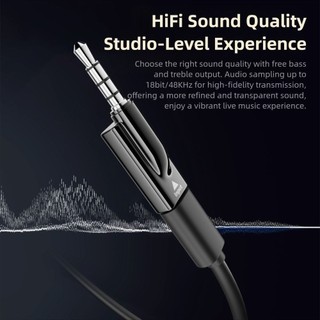Bộ chuyển đổi USB Type-C sang 3,5 mm TREDDING491, Bộ chuyển đổi âm thanh HiFi Nam sang Nữ, Bộ chuyển đổi DAC đa năng Không trễ Cắm và chạy Đầu nối USB-C sang AUX cho điện thoại Máy tính bảng máy tính xách tay