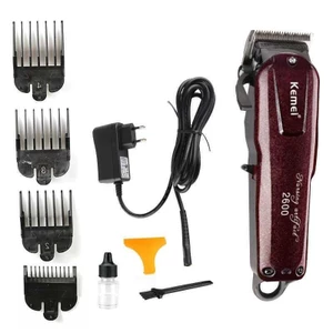 Kemei KM-2600 Retro Đầu Dầu Đẩy Công Suất Lớn Cắt Tóc Salon Tóc Pin Lithium Sạc Nhanh Cắm Dual-Sử Dụng Clipper F