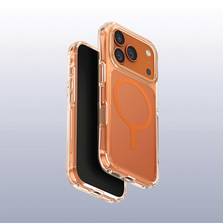 UNIQ LPX Classic MagClick Case cho IPhone 17 Pro / 17 Pro Max-Frost Clear / Khói / Cam