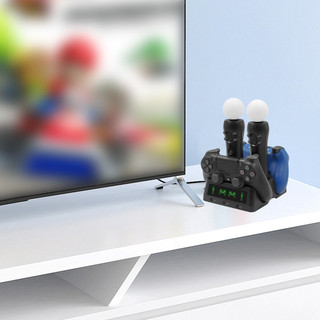 [Flyingfishla] 1 Chân Đế Sạc Bộ Điều Khiển 4 Trong 1 Cho Playstation PS4 VR Move Quad Sạc Cho Bộ Điều Khiển PlayStation