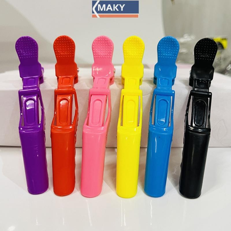 Onetimingcool 5 cái/lốc kẹp móng vuốt cá sấu nhựa, phụ kiện tạo kiểu tóc cho salon, cắt tóc