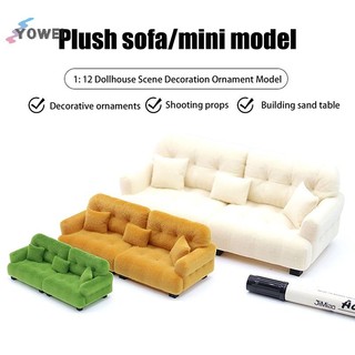 YOWEI Nhà Búp Bê Mô Phỏng Đổ Xô Sofa Mô Hình Nhà Búp Bê Phòng Khách Nội Thất Trang Trí Phụ Kiện Giả Vờ Chơi Đồ Chơi VN