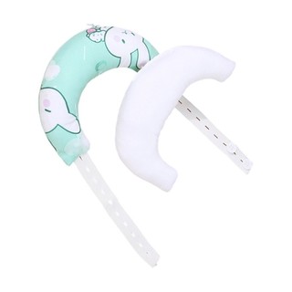 Innlike1 Họa Tiết Hoạt Hình Ngủ Mầm Non Gối Cotton Cho Bé Có Cổ Tiện Dụng Hỗ Trợ Thoáng Khí Cho Trẻ Sơ Sinh