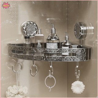 Kệ lưu trữ góc phòng tắm N & X Giá treo tường Kệ đựng dầu gội Giá đựng mỹ phẩm Phụ kiện phòng tắm sắp xếp không đục lỗ.