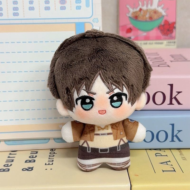 Tấn công Titan Hàng hóa Levi Cotton Búp bê Hanji Mikasa Allen Mặt dây chuyền búp bê Quà tặng sinh nhật