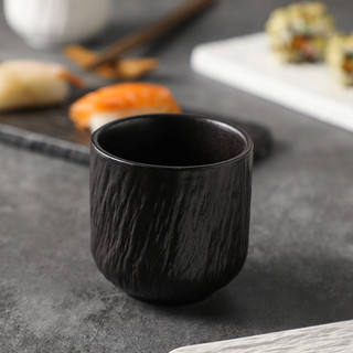 Phong Cách Nhật Bản Nhà Hàng Sushi Chuyên Dụng Teacup Hộ Gia Đình Gốm Đơn Giản Cốc Đá Họa Tiết Màu Trơn Cốc Nước Khách sạn Khách sạn Teacup UWQ