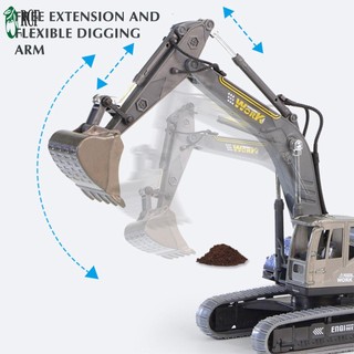 Mô phỏng Máy xúc Đồ chơi mô hình Xe giáo dục Đồ chơi nhận thức cho trẻ mới biết đi Quà tặng chơi trong nhà ngoài trời