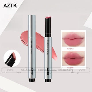 AZTK Son môi không dễ phai và không dễ dính vào cốc Son môi mờ và ấn vào