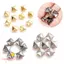 TOPTOOLCX 100 Chiếc 6 / 8 / 10 / 12 Mm Vuông Gai DIY Quần Áo / Túi / Giày Vải Nút Kim Loại Đồng Móng Tay Chắc Chắn