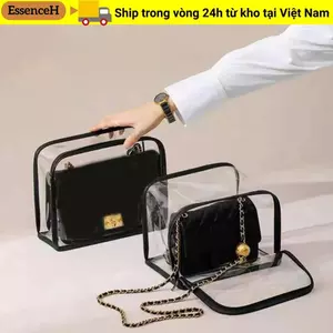 Túi xách ESSENCEH, có dây kéo Túi đựng túi xách dung tích cao, Túi bảo vệ túi trong suốt chống bụi chất lượng