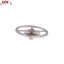 Phụ kiện chuyển động đồng hồ ECK được sản xuất tại Trung Quốc NH35 / 36 Bánh xe cân bằng trắng có dây buộc tóc cho thợ đồng hồ HOT