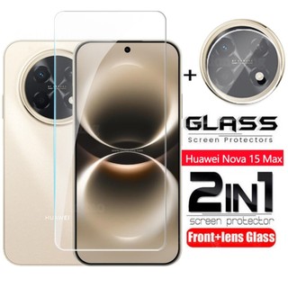Phim Kính Cường Lực Bảo Vệ Màn Hình 2 Trong 1 Cho Huawei Nova 15 Max Ultra Pro 1 5 Nova15 Max Nova15Max Nova15Ultra Nova15Pro 2026 Camera Sau Ống Kính Bảo Vệ Full Cover Phim Trước