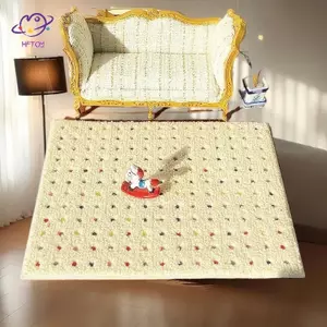 HFTOY 1: 12 Nhà Búp Bê Thu Nhỏ Sang Trọng Thảm Lông Tơ Mô Hình Chụp Ảnh Chống Đỡ Trẻ Em Giả Vờ Chơi Đồ Chơi Nhà Búp Bê Quà Tặng Trang Trí Mini ~