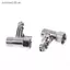 Bộ chuyển đổi nước cấp dữ liệu SRVN RO 1 / 2 inch đến 1 / 4 inch 3 / 8 inch có ngắt Van bi Tee Đầu nối bằng đồng bền cho máy lọc nước gia đình.