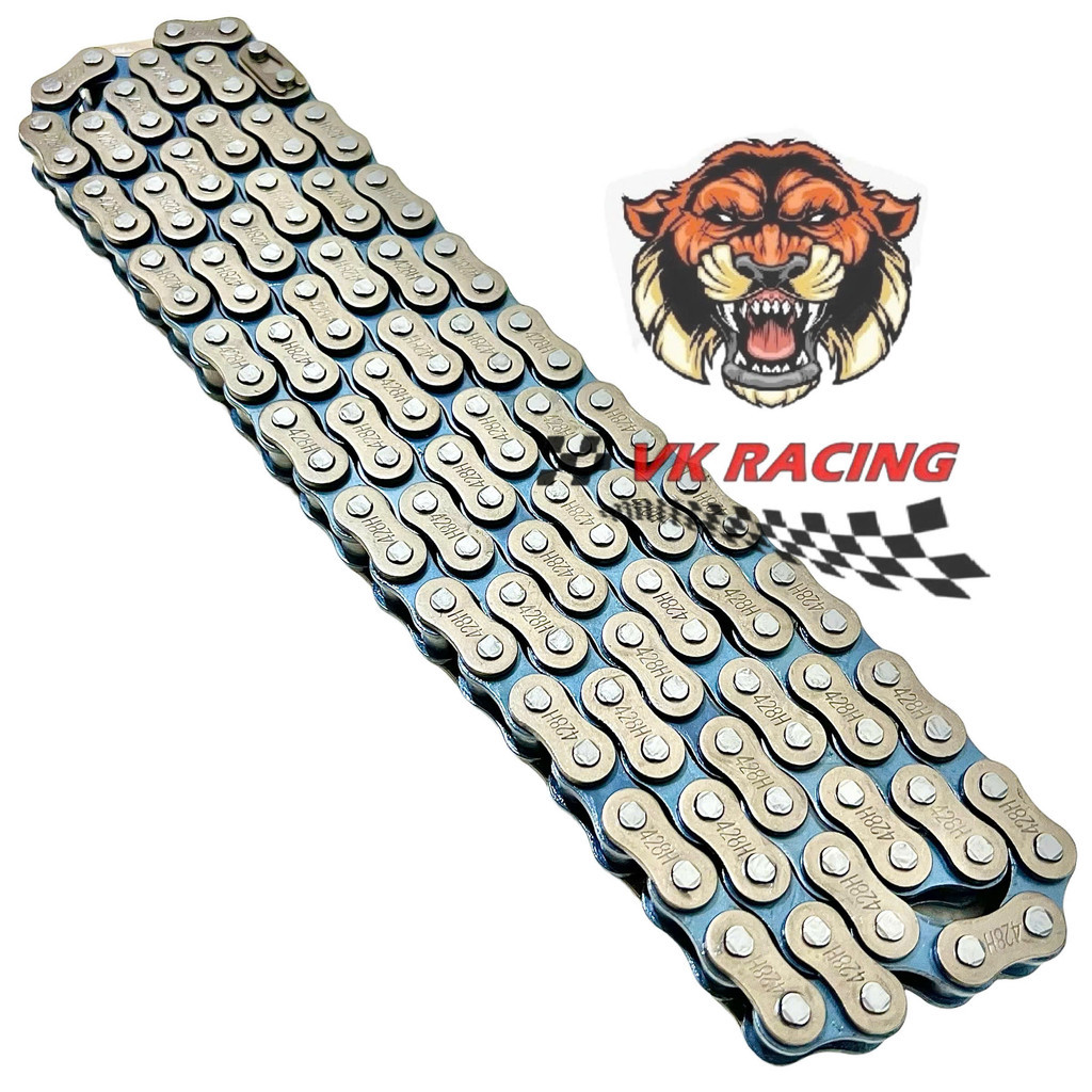 Sên xích lõi cuốn yellow - blue mắc sên màu vàng xanh 428-126L ( sên 9 ly )