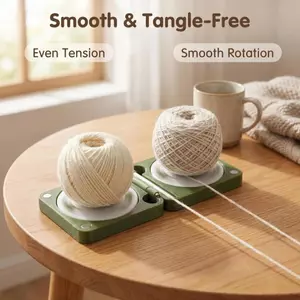 Giá Đỡ Sợi Di Động Cho Móc & Đan, Có Thể Gập Lại Xoay Lưu Trữ Cuộn Đan Sợi Ống Spinner Hộp Nữ Mẹ shopidaevn
