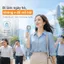 🔥Quạt mini sạc USB di động gọn nhẹ | Quạt cầm tay 5 tốc độ yên tĩnh mát mạnh | Quạt tay sạc pin mini nhỏ gọn gió mạnh