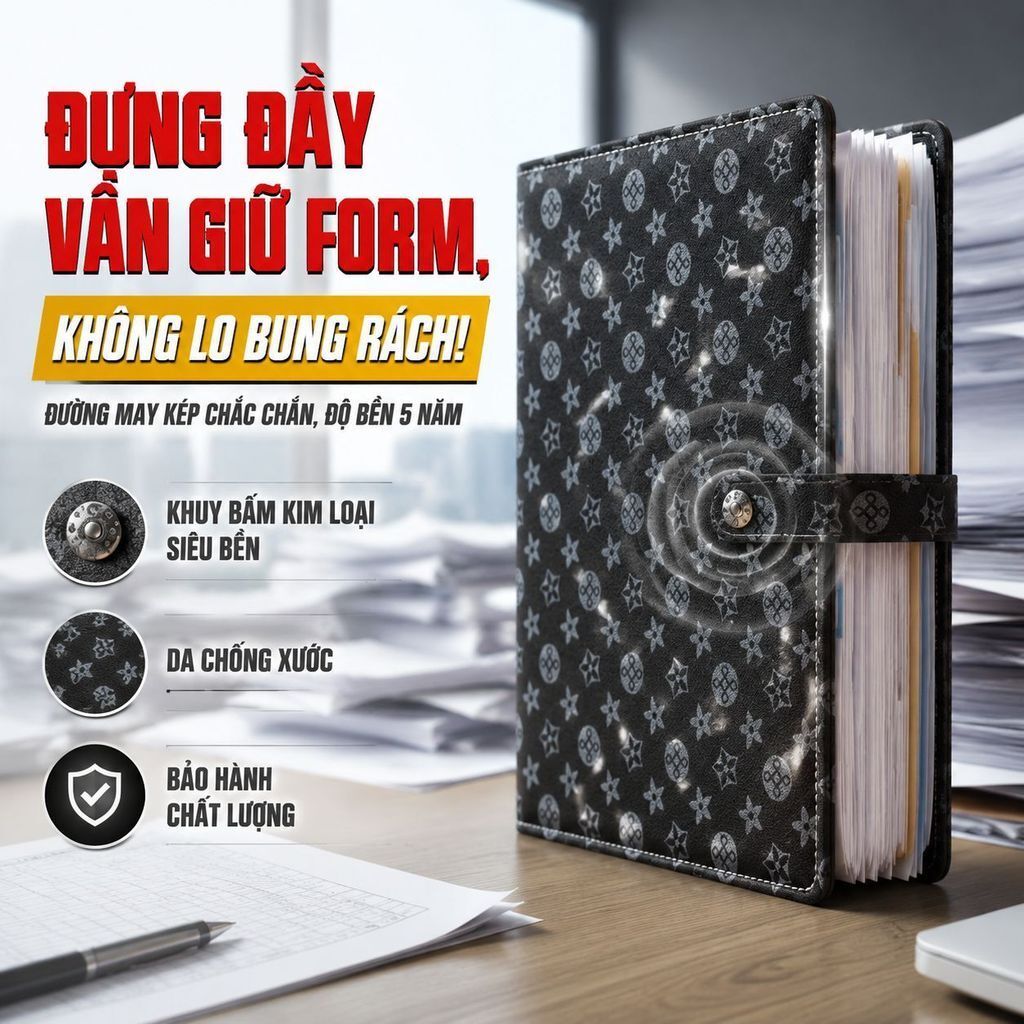 🔥Dung tích siêu lớn túi đựng tài liệu chống nước | Sổ lưu trữ tài liệu gia đình | Sổ tay sắp xếp tài liệu gia đình dạng