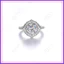 Trái tim Mũi tên Zircon Vòng mở Tai Mặt dây chuyền Bộ ba mảnh