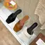 TT Mũi Vuông Flip-Flops Giày Nữ Gót Mèo Mules Dép Tính Khí Dép Mùa Hè Phong Cách Mới Phù Hợp Với Da Thật Thời Trang Dép