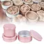 AA 5-180ml Lọ Kem Thiếc Mỹ Phẩm Son Dưỡng Môi Hộp Đựng Móng Tay Tẩy Trang Thủ Công Nồi Chai Có Thể Đổ Lại Vít Chủ Đề Rỗng Nến Hộp VN