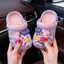 Size20-35 Peppa Pig Hoạt Hình Trẻ Em Lỗ Giày Trang Bé Gái Đế Mềm Dép Cho Mùa Hè Ngoài Trời