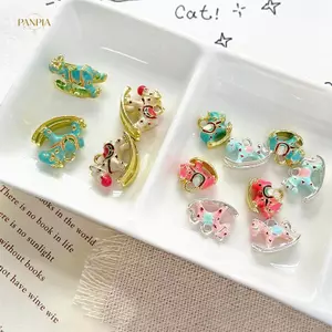 PNPIA- 1 Chiếc Ngựa Quyến Rũ Mặt Dây Để Trang Sức Làm Bông Tai Nelace Vòng Tay Phụ Kiện DIY Tiếp Liệu