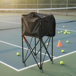 Xe đẩy bóng tennis Jfory có bánh xe Giỏ đựng đồ thể thao dung tích lớn Giá di động cho phụ kiện quần vợt để tập luyện