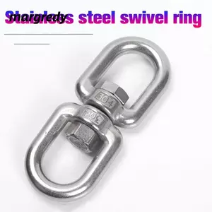 MARGREDY 1 Cái Móc Carabiner, M4 M5 M6 M8 Đầu nối mắt 8 móc vòng, Thép không gỉ 304 Đa năng 4mm 5mm 6mm 8mm Neo biển xoay