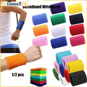 1 / 2 Dây Đeo Tay Tennis Nẹp Quấn Cận Vệ Bóng Chuyền Bóng Rổ Dây Đeo Cổ Tay Cotton Nóng