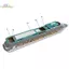 HL Tàu Du Lịch Mẫu Giấy Du Lịch Tàu 3D Mẫu Giấy DIY Xếp Hình Hướng Dẫn Sử Dụng Papercrafts Đồ Chơi LMWU