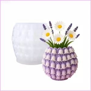 Cinna Mềm Silicone Hình Hoa Khuôn Cho Nhựa Bút Đúc Trang Trí Nhà Cửa