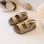 Giày Sandal Bé Trai Bé Gái Phong Cách La Mã Vintage, Dép Quai Hậu Trẻ Em Quai Dán Đế Mềm Chống Trượt Cao Cấp