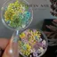 Ooolala Henna Chất Liệu Hỗn Hợp Monet Vườn Tinh Tế Năm Cánh Chất Liệu Hoa Trang Trí Hoa Nhỏ Hoa Móng Tay Trang Sức