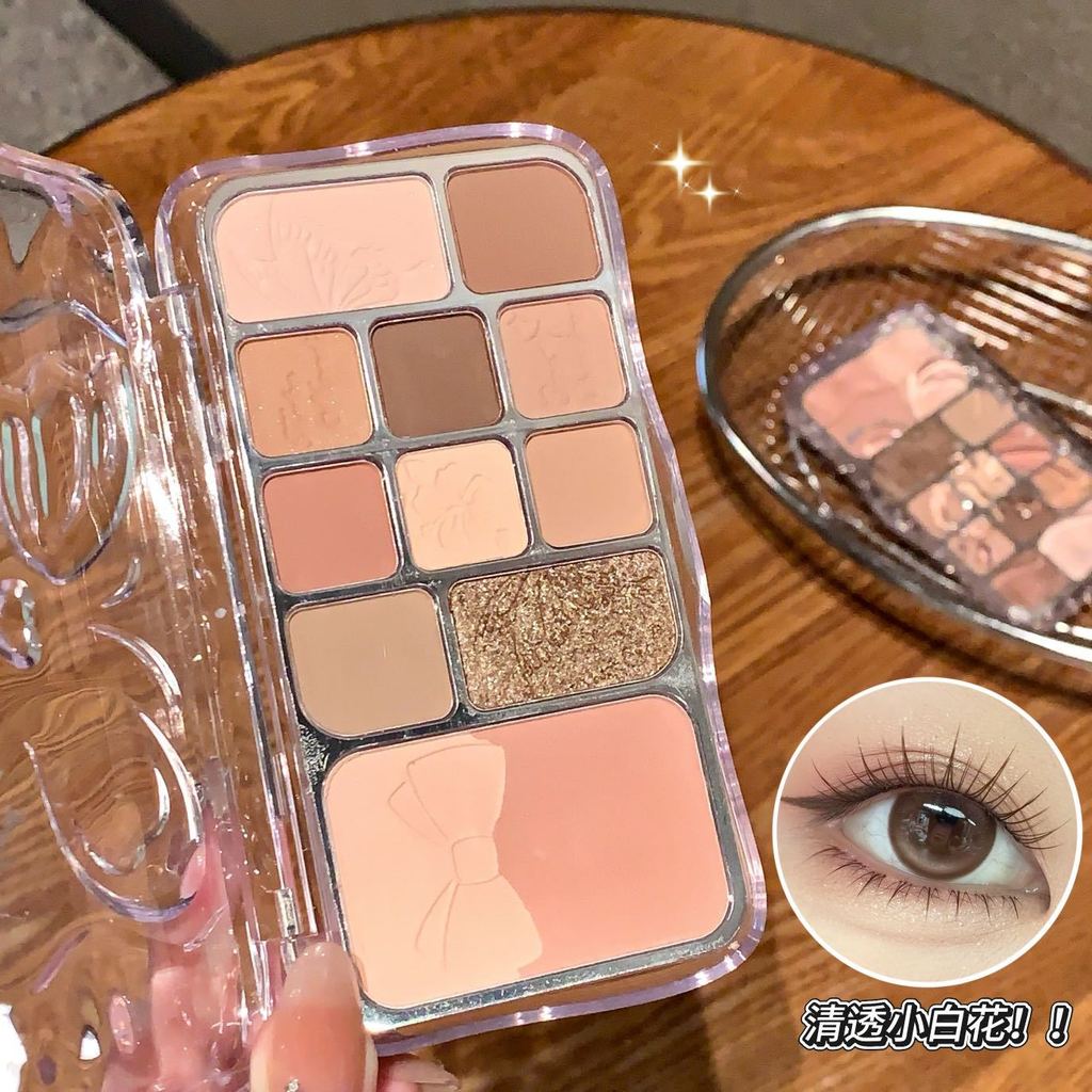Kekemood [Palette mắt 12 màu] – Lì & nhũ, tone nhẹ, dễ phối, makeup hàng ngày, cho người mới