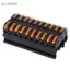 Belleshopp Aramox Loại đầu nối dây Riel 0,2-4 Mm Nhấn Khối đầu cuối nối dây nhanh cho các nhu cầu khác nhau (Màu đen)