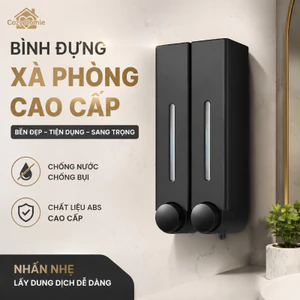 hộp đựng nước rửa tay treo tường không khoan chống nước chống bụi chống ẩm abs nhà tắm