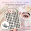 Tự Nhiên C Curl Lông Mi Giả Sợi Tổng Hợp Mềm 11-14mm Hỗn Hợp Chiều Dài Nhẹ Handmade Mi Để Trang Điểm Tiệc Hàng Ngày