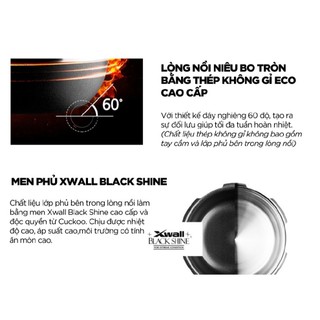Nồi cơm điện cao tần áp suất Cuckoo CRP-LHTR1009F 1.8L - Bảo hành chính hãng 24 tháng