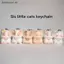 # HB # Kawaii Sang Trọng Mèo Dễ Thương Móc Khóa Floing Động Vật Mặt Dây Điện Thoại Dây Treo Keycord Charm Móc Chìa Khóa DIY Phụ Kiện Cô Gái Quà Tặng.
