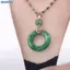 Bluelover Mới Vintage Tre Nelace, Mặt dây chuyền ngọc giả sang trọng và độc đáo nhẹ nhàng, Phương pháp cổ xưa Totem Nelace, Dây chuyền cổ hoa mới