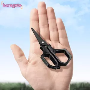 Kéo Dụ BORAGETE, Dây Treo Thiết Kế Di Động Kéo Câu Cá, Dụng Cụ Câu Cá Thép Không Gỉ PE Dây Cắt Titan Mạ Thép Không Gỉ Kéo Dụ Câu Cá