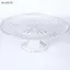 Đĩa Phục Vụ Trong Suốt Acrylic Trái Cây Món Tráng Miệng Khay Salad Bánh Cupcake Trưng Bày Chân Đế Đĩa Ăn Tròn Đồ Dùng Nhà Bếp VN